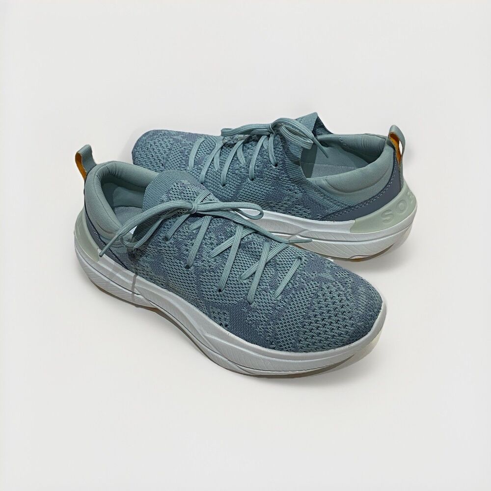 Sorel Explorer Blitz Stride Lace Knit Sneakers Athletic Shoes Blue Women’s 6.5